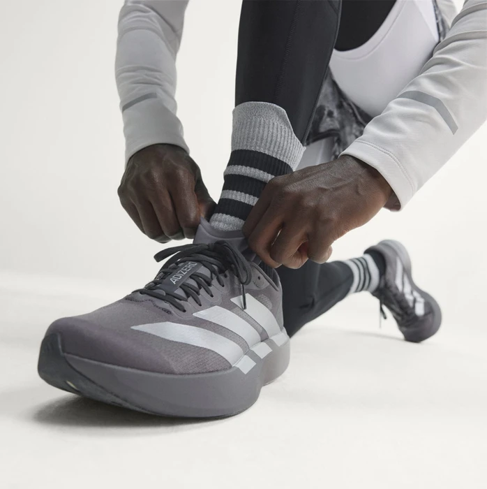 adidas Adizero Evo SL grey strata/silver metallic/light granite (Herren)