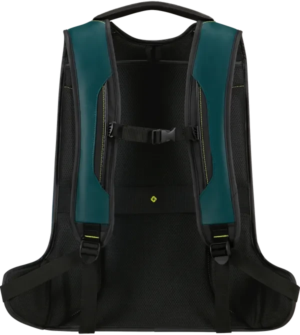 Samsonite Ecodiver Rucksack L, Notebook Rucksack, 17.3", Dark Teal/Lime