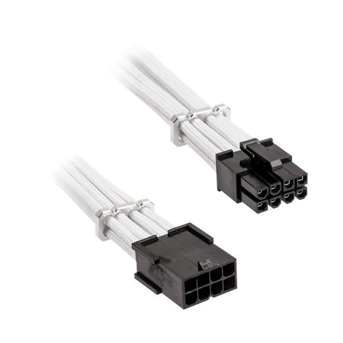 BitFenix Alchemy 3x 8-Pin PCIe Aluminum Comb Extensions Cable Kit, Verlängerungs-Kit für Netzteile, weiß