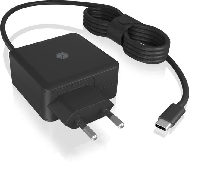 RaidSonic Icy Box IB-PS111-PD Steckerladegerät mit USB Power Delivery schwarz