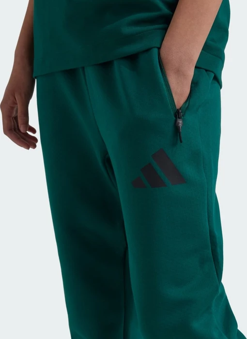 adidas Tapered-Leg Z.N.E. Trainingshose lang collegiate green/black (Junior)