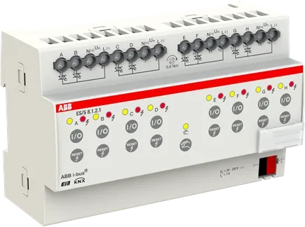 ABB ES/S8.1.2.1 Elektronischer Schaltaktor 8-fach, 230V, 1A, 8TE REG, Schaltaktor