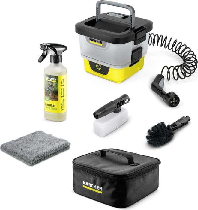 Kärcher Mobile Outdoor Cleaner OC 4 + Bike Kit Akku-Niederdruckreiniger