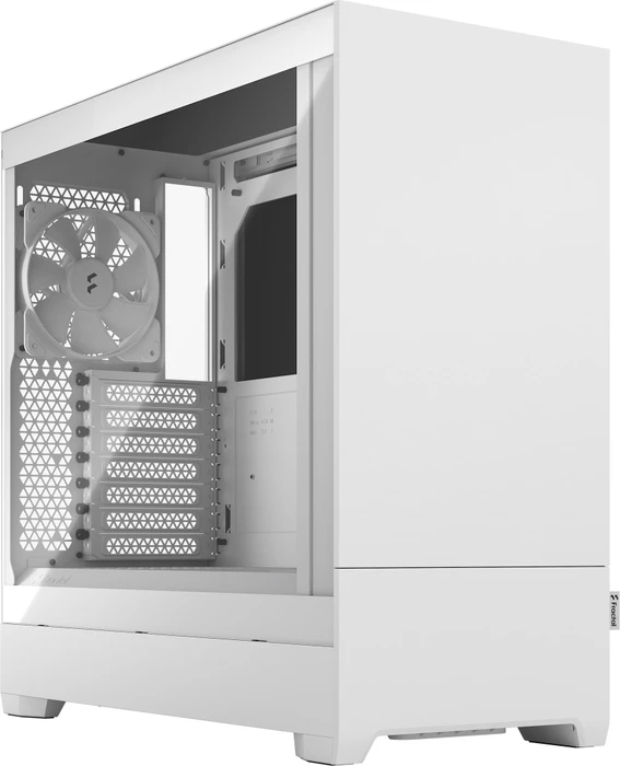 Fractal Design Pop Silent White TG Clear Tint, Glasfenster, schallgedämmt