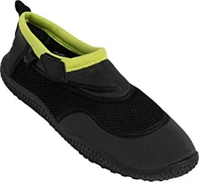 Arena Badeschuhe dark grey/lime