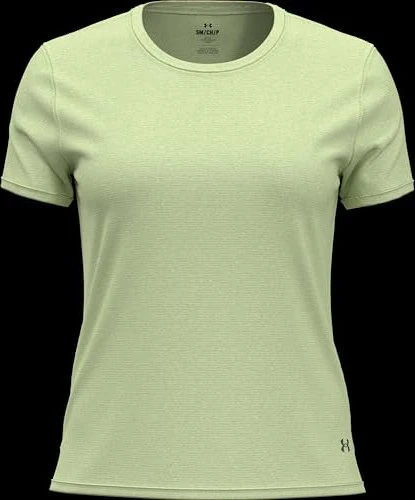 Under Armour Launch Funktionsshirt kurzarm retro green/reflective (Damen)