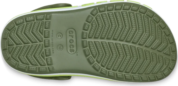 Crocs Bayaband army green/lime punch (Junior)