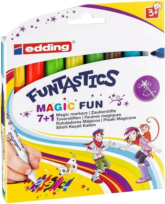 edding 13 Funtastics Magic Fun, farblich sortiert, 8er-Set