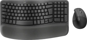 Logitech Wave Keys and Lift Combo, schwarz, Logi Bolt, USB/Bluetooth, US
