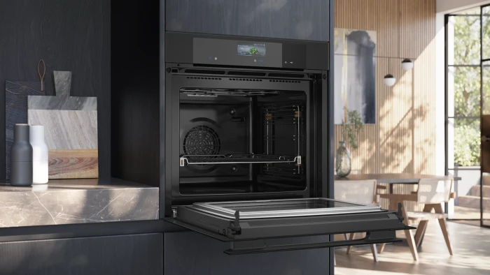 Siemens iQ700 HM976GMM1 Backofen mit Mikrowelle mattschwarz
