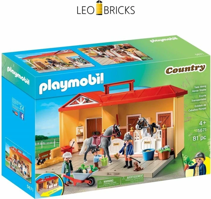 playmobil Country Mein Mitnehm-Pferdestall