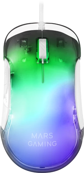 Mars Gaming MMGLOW weiß, USB