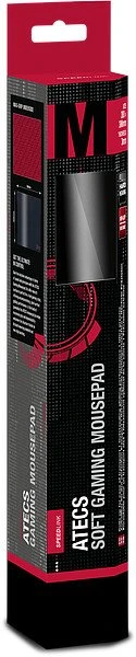 Speedlink ATECS Soft Gaming Mousepad, Size M, schwarz (rotes Logo)