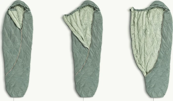 Jack Wolfskin Athmos Down +5 180cm Mumienschlafsack picnic green