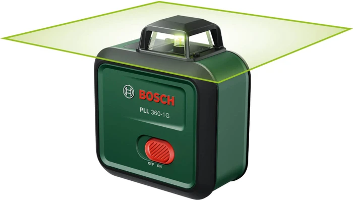 Bosch DIY PLL 360-1G Akku-Linienlaser inkl. Tasche + Akku 2.0Ah