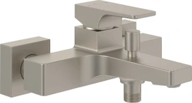 Villeroy & Boch Architectura Square Einhebel-Badewannenarmatur brushed nickel matt