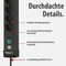 Brennenstuhl Premium-Line, 6-fach, 1x USB-A/1x USB-C USB-PD, 3m, schwarz Vorschaubild