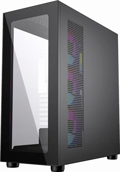 Gembird Fornax X450MAX Black, Glasfenster