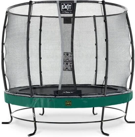 Exit Toys Elegant Premium mit Deluxe Sicherheitsnetz 253cm Trampolin grün