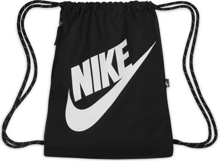 Nike Heritage 13 Kordelzug Sportbeutel schwarz/weiß