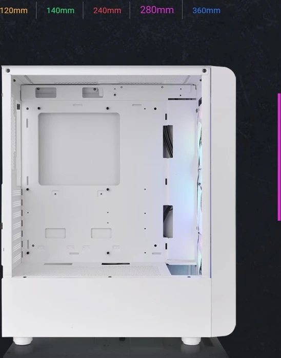 Thermaltake S200 TG Snow, weiß, Glasfenster