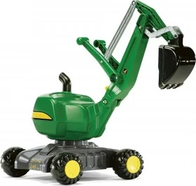 rolly toys rollyDigger John Deere Kinderbagger mit Rädern grün