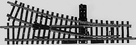 Märklin - Spur H0 Gleis - K-Gleis Handweiche rechts R424.6mm