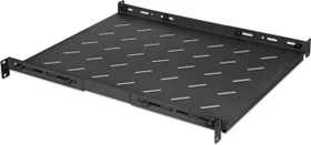 Intellinet 19" Fachboden zur Festmontage, schwarz, 550mm Einbautiefe, 1HE