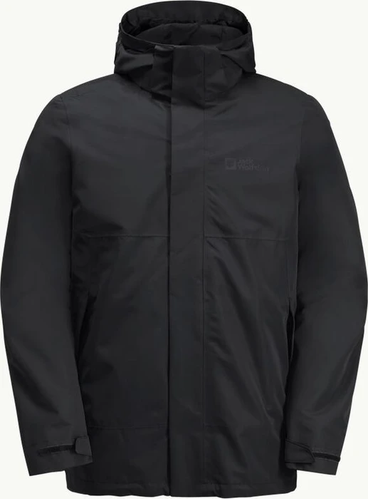 Jack Wolfskin Luntal 3in1 Funktionsjacke schwarz (Herren)