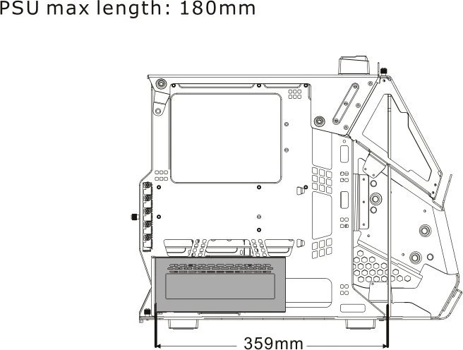 Thermaltake AH T200 Pink Edition, Glasfenster