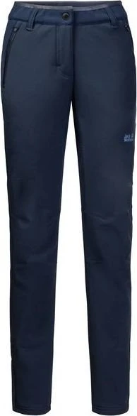 Jack Wolfskin Zenon Softshell Hose lang midnight blue (Damen)