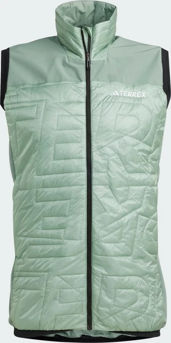 adidas Terrex Xperior Varilite Hybrid PrimaLoft Funktionsweste silver green (Herren)