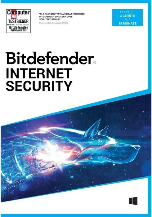 BitDefender Internet Security, 3 User, 18 Monate, ESD (PC)