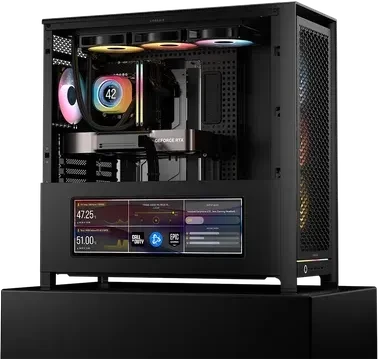 Corsair Frame 5000D RS ARGB, schwarz, Glasfenster