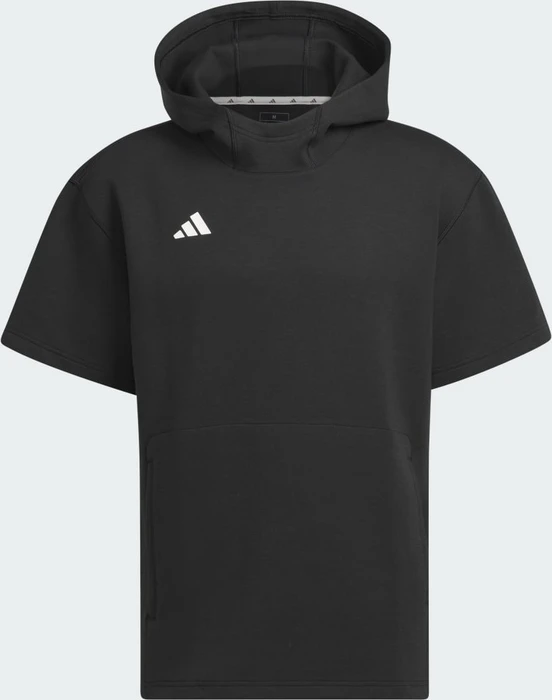 adidas Dugout Short Sleeve Hoodie schwarz