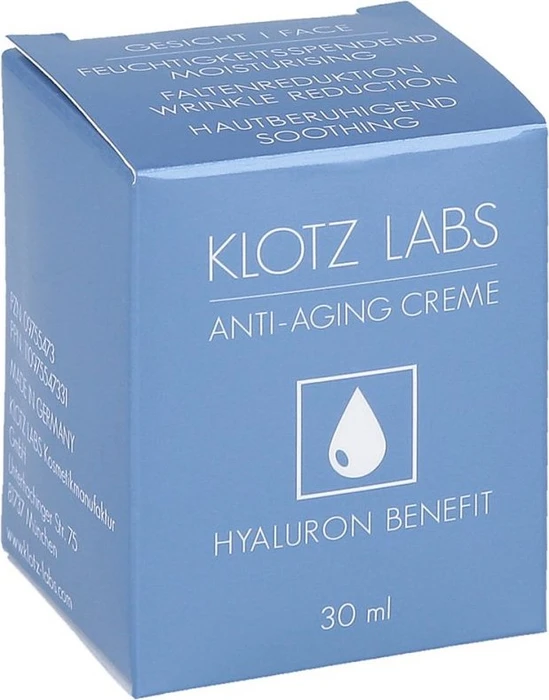 Klotz Labs Hyaluron Benefit Anti-Age Gesichtspflege, 30ml
