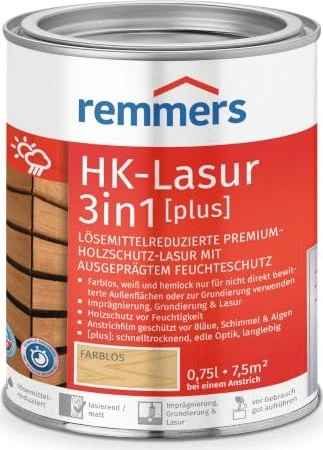 Remmers HK-Lasur Holzschutzmittel, 750ml