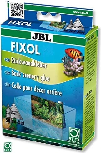 JBL FIXOL Aquarium Kleber für Fotorückwände, 50ml