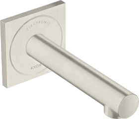 Hansgrohe Axor Uno Elektronik-Waschtischmischer Unterputz für Wandmontage mit Auslauf 161mm edelstahloptik