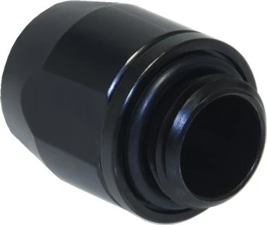 Alphacool HF Anschraubtülle TPV Metall G1/4" auf 12.7/7.6mm schwarz, 6er-Pack