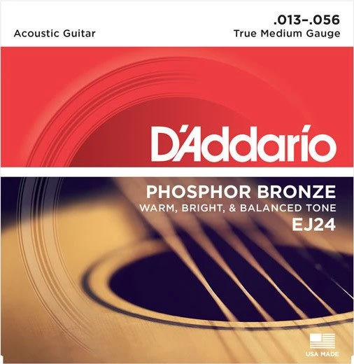 D'Addario Phosphor Bronze True Medium