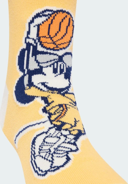 adidas Disney Micky Maus Socken dark blue/off white/semi ice tangeringe, 3 Paare (Junior)