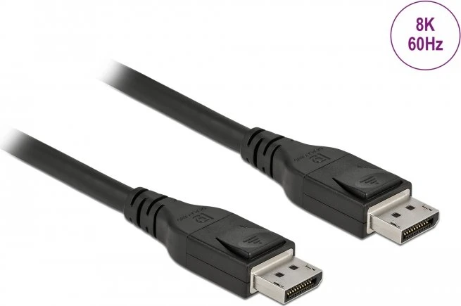DeLOCK aktives DisplayPort 1.4 Kabel 8K 60Hz schwarz, 15m