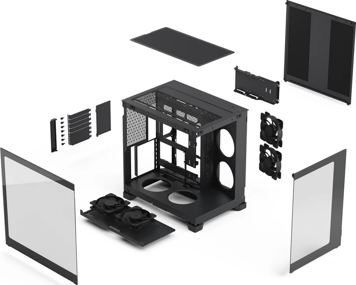 Fractal Design Pop 2 Vision Black, Glasfenster