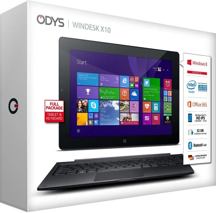 Odys Winpad V10 2in1, 32GB, Windows 8.1 32bit