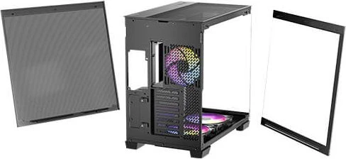 Antec Constellation C8 Black ARGB, Glasfenster