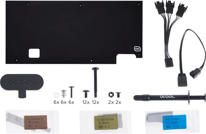 Alphacool Eiswolf 2 AiO 360mm AMD Radeon RX 6800/6800XT Strix/TUF mit Backplate