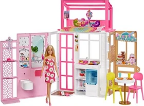 Mattel Barbie - Haus und Puppe