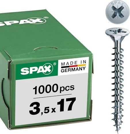 Spax WIROX A9J 4CUT PZ2 Universalschraube, 3.5x17mm, 1000 Stück
