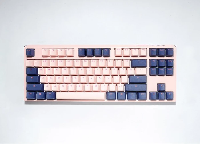 Ducky One 3 Fuji TKL PBT rosa/blau, MX BLUE, USB, US
